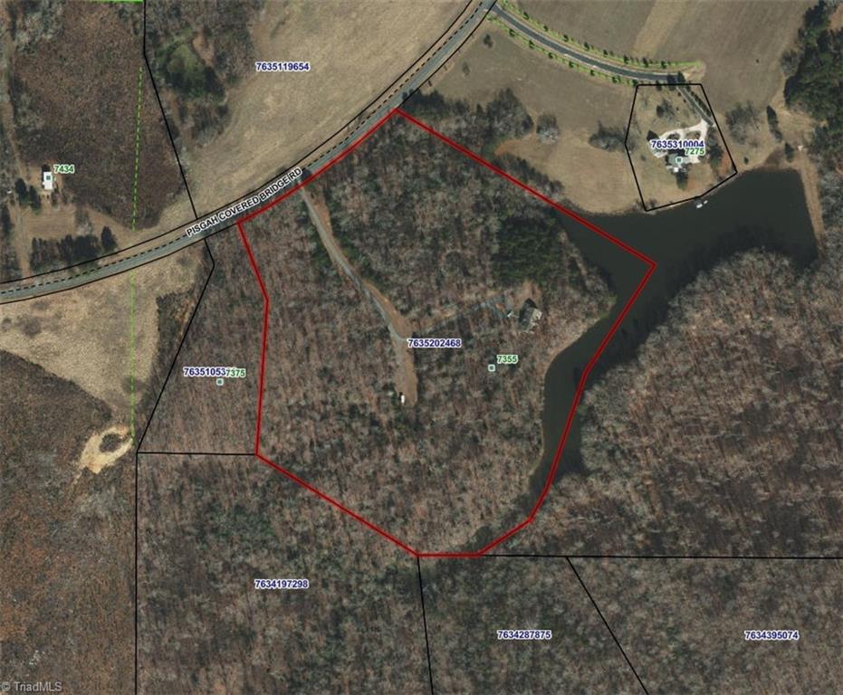7355 Pisgah Covered Bridge Road Asheboro, NC 27205 - Photo 49 of 50 Property lines per GIS