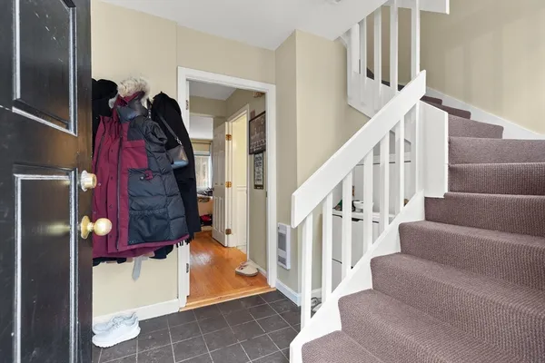 a view of entryway and hall