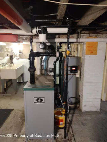 a room with storage and utility