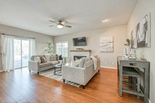 a bathroom with a sink and cabinets