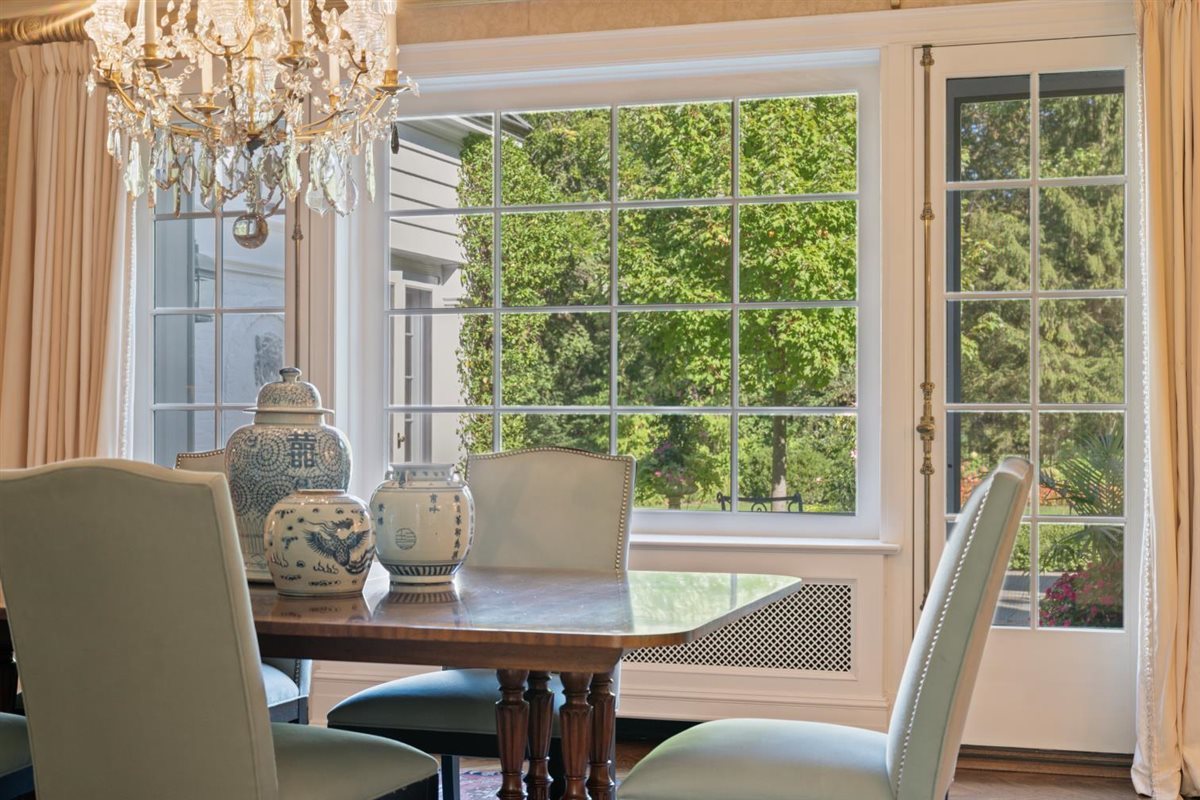 5 Woodley Road Winnetka, IL 60093 - Photo 11 of 48 a view of a dining room with furniture window and outside view