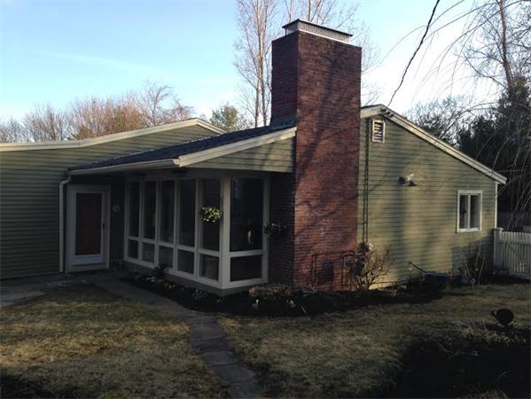 301 Marked Tree Road Needham, MA 02492 - Photo 17 of 19 a view of house with backyard and garden
