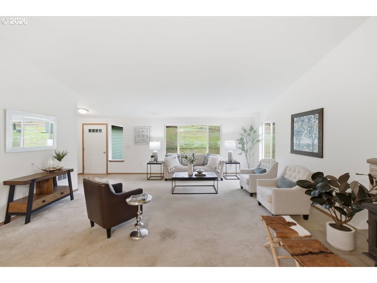 37905 South Wilhoit Road Molalla, OR 97038 - Photo 3 of 48 a living room with furniture and a large window