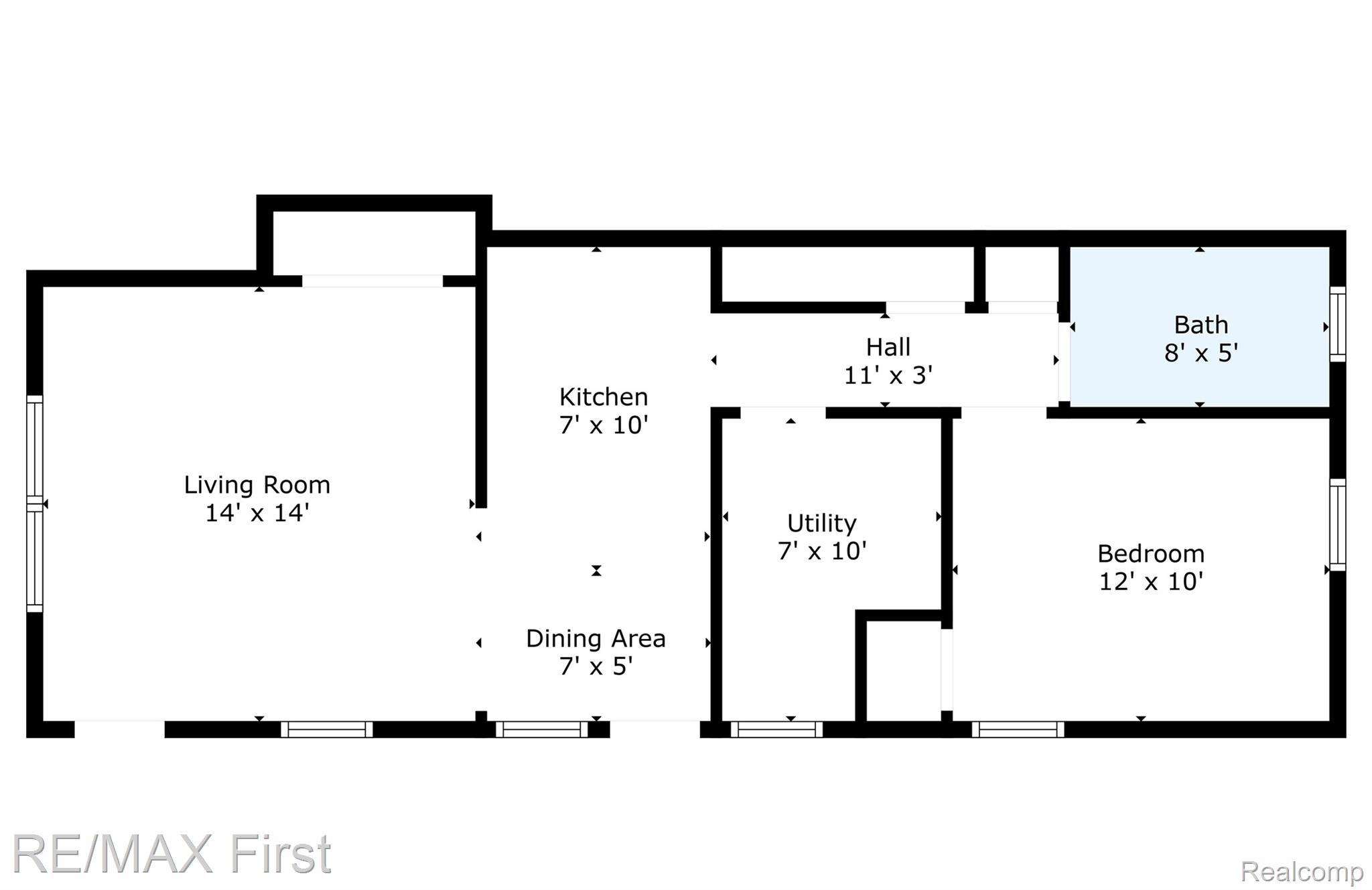 2619-2621 South Rochester Road Royal Oak, MI 48073 - Photo 24 of 24 Unit floor plan