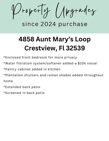 $639,000 | 4858 Aunt Mary's Loop, Crestview, FL 32539
