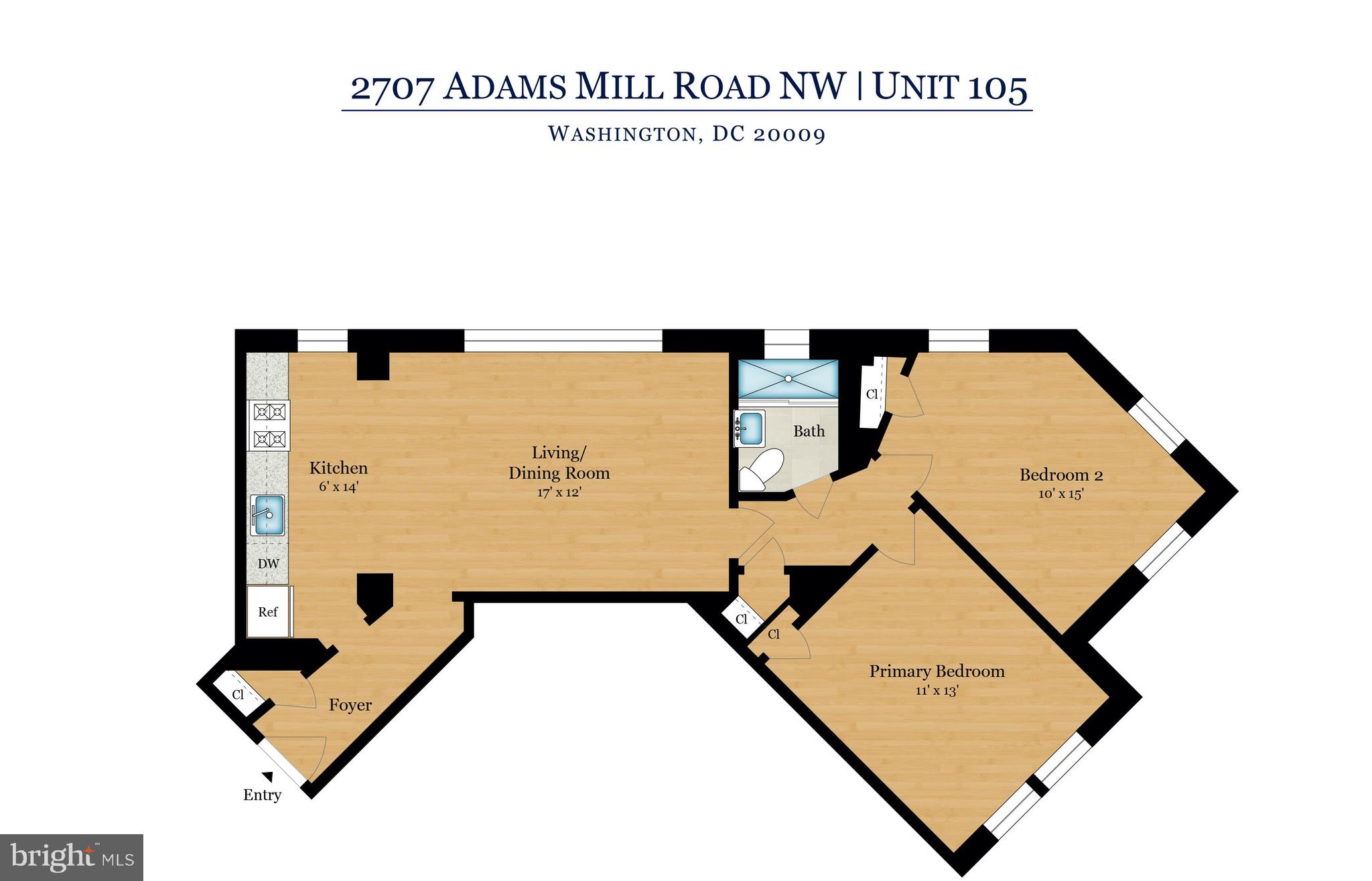 2707 Adams Mill Road Northwest, Unit 105 Washington, DC 20009 - Photo 5 of 29