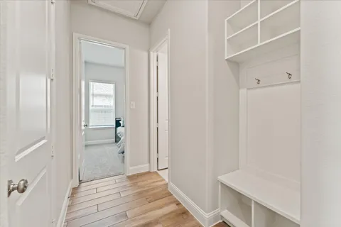 a view of wooden floor