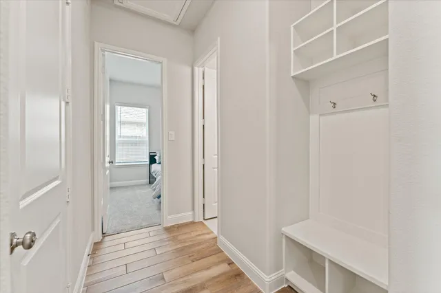 a view of wooden floor