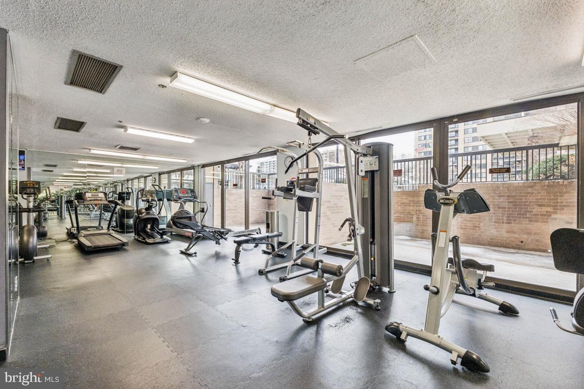 5505 Seminary Road, Unit 1810N Falls Church, VA 22041 - Photo 23 of 27 a view of a room with gym equipment