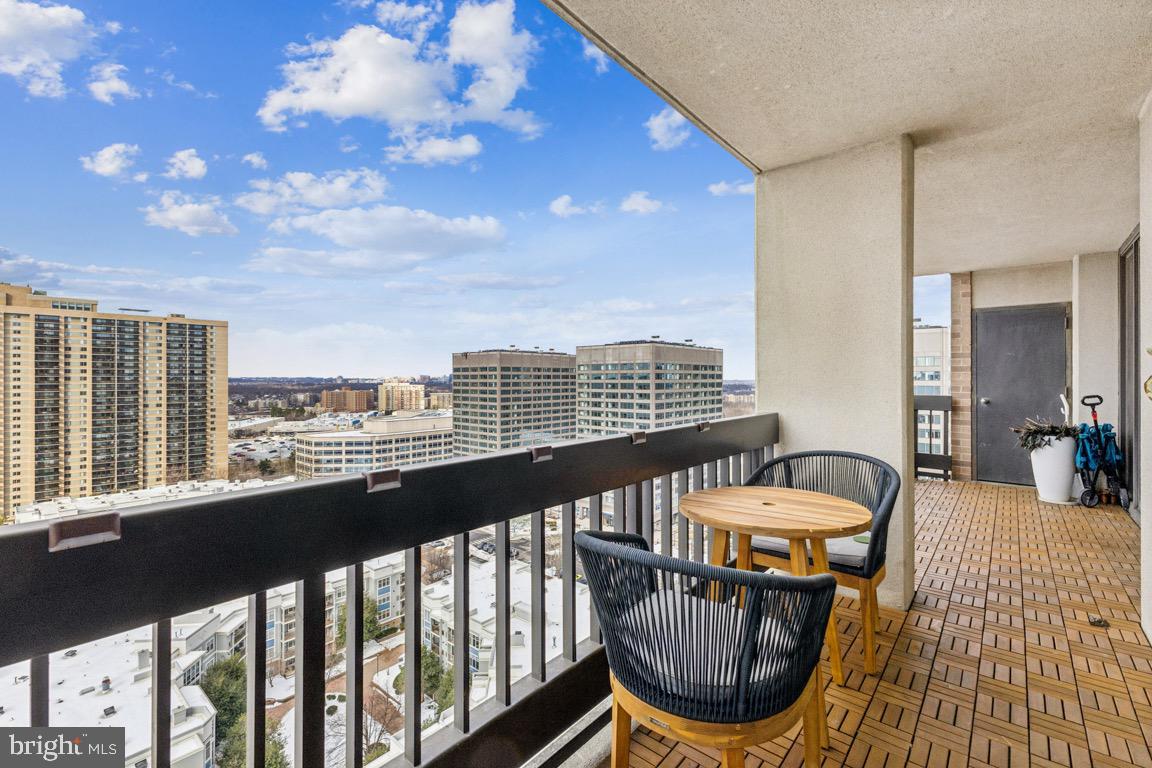 5505 Seminary Road, Unit 1810N Falls Church, VA 22041 - Photo 7 of 27 a view of balcony with furniture