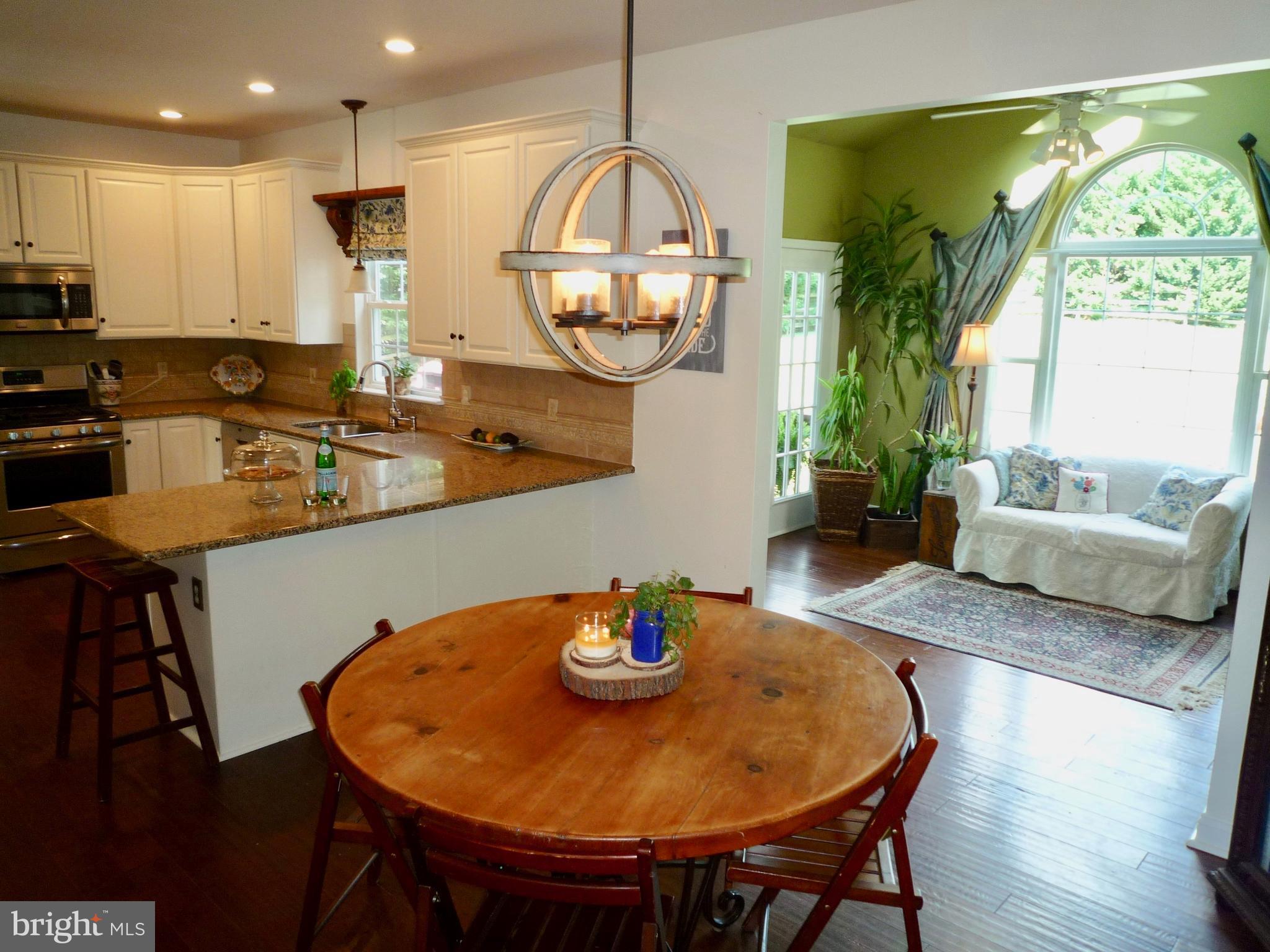 58 Montague Road Newark, DE 19713 - Photo 25 of 88 Breakfast Area of Kitchen w/ Sun Room View