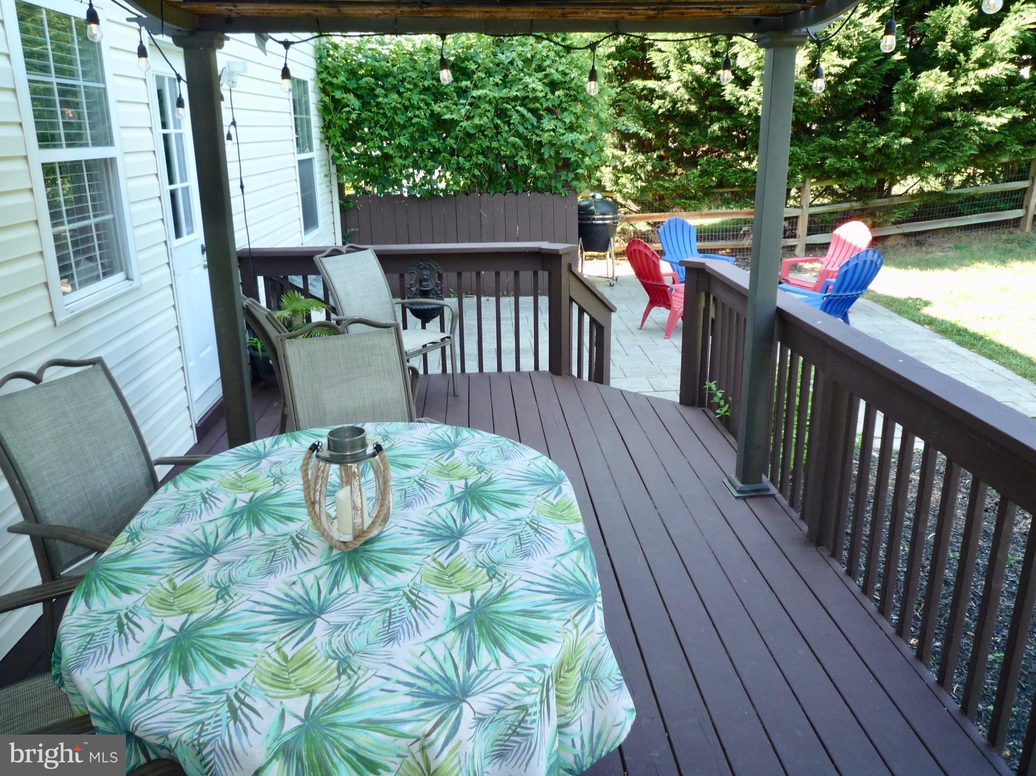 58 Montague Road Newark, DE 19713 - Photo 77 of 88 Rear Deck w/ Bamboo Covered Pergula