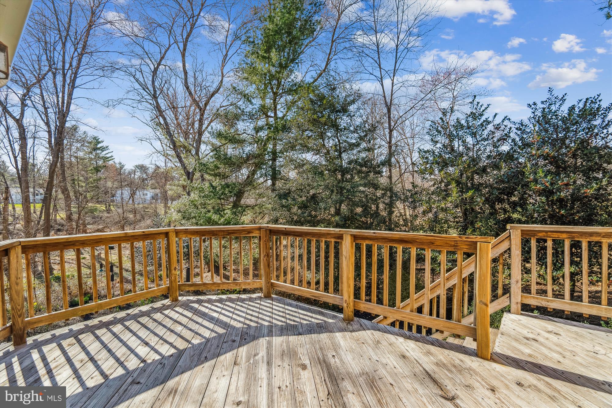 4048 Arjay Circle Ellicott City, MD 21042 - Photo 14 of 56 a view of a wooden roof deck