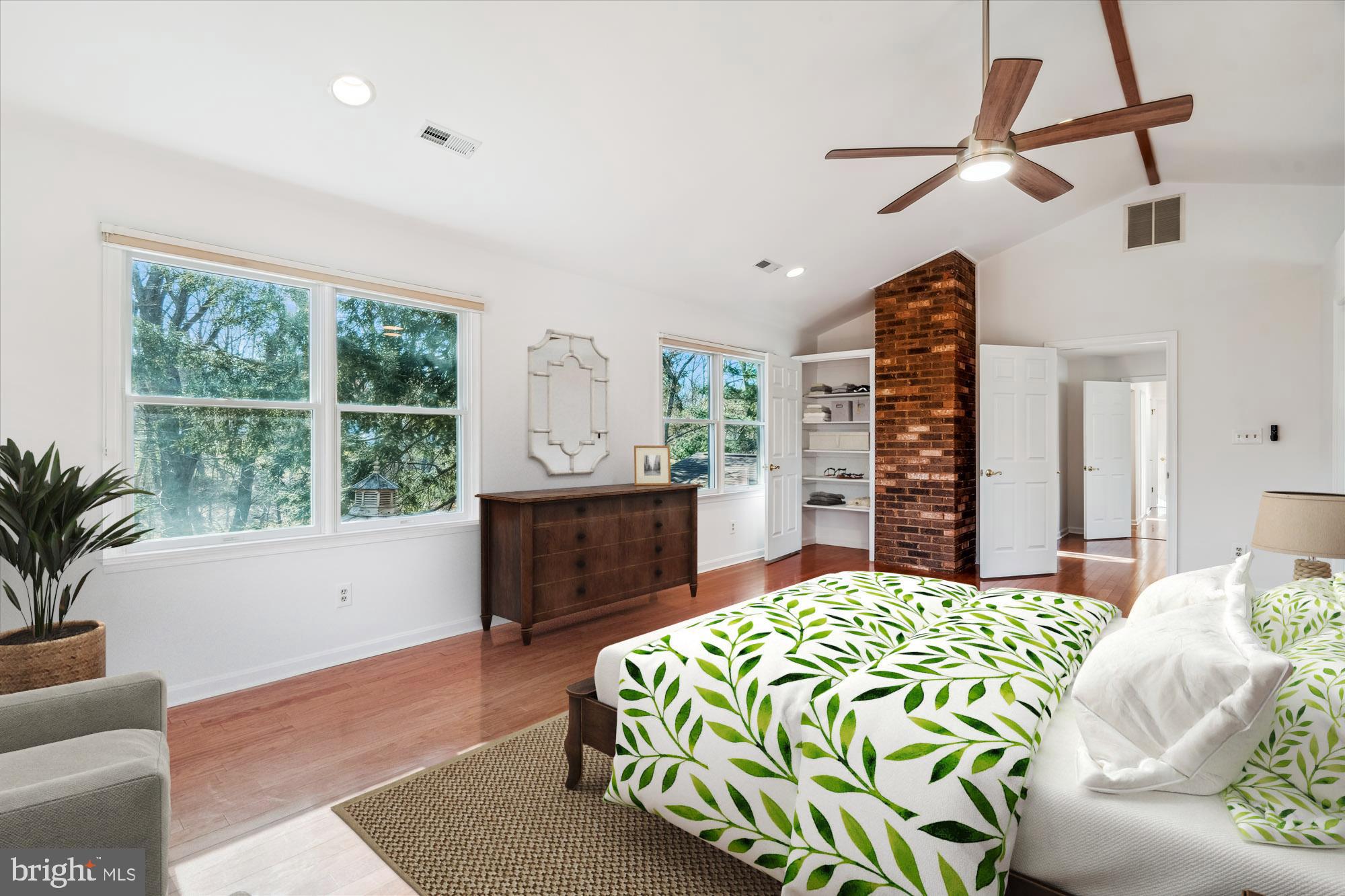 4048 Arjay Circle Ellicott City, MD 21042 - Photo 33 of 56 a bedroom with a bed dresser and a window