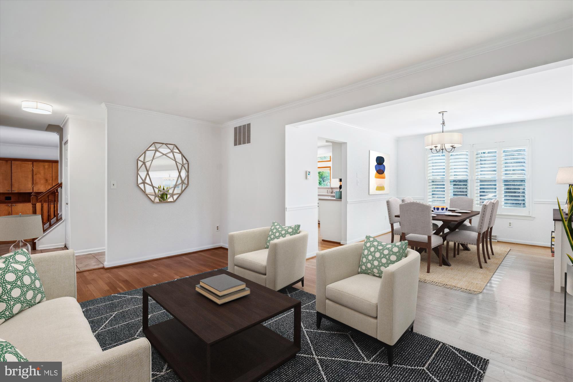 4048 Arjay Circle Ellicott City, MD 21042 - Photo 5 of 56 a living room with furniture and a large window