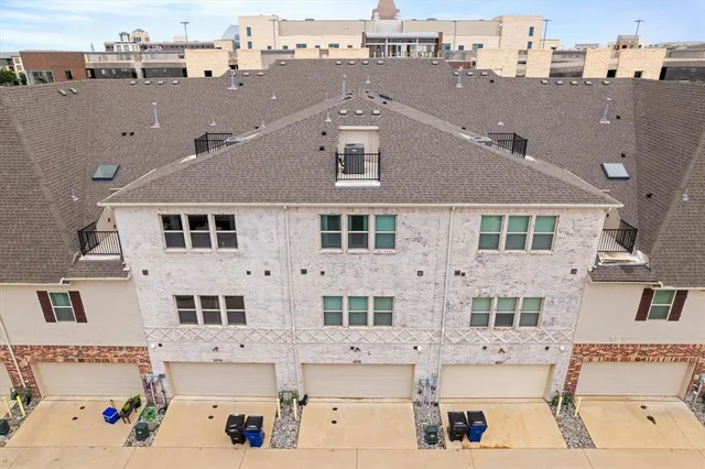 a aerial view of multiple houses
