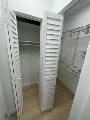 a view of walk in closet