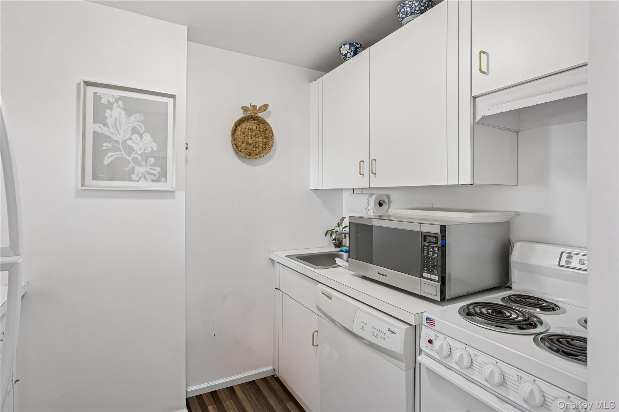 2 Richmond Road, Unit 3B Lido Beach, NY 11561 - Photo 10 of 17 a kitchen with a stove and a microwave