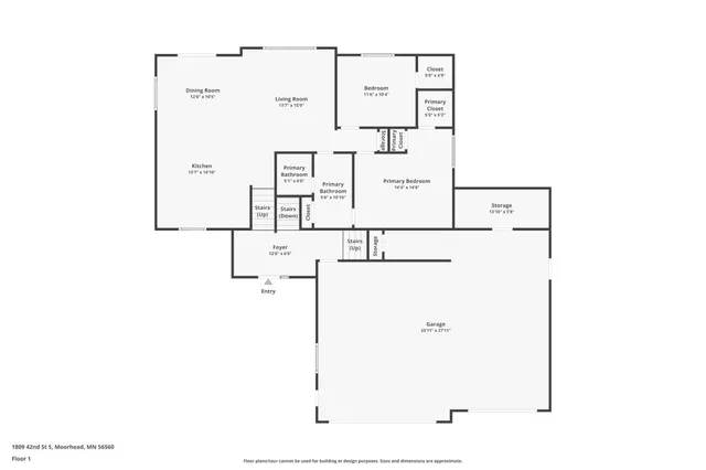 $509,500 | 1809 42nd Street South, Moorhead, MN 56560