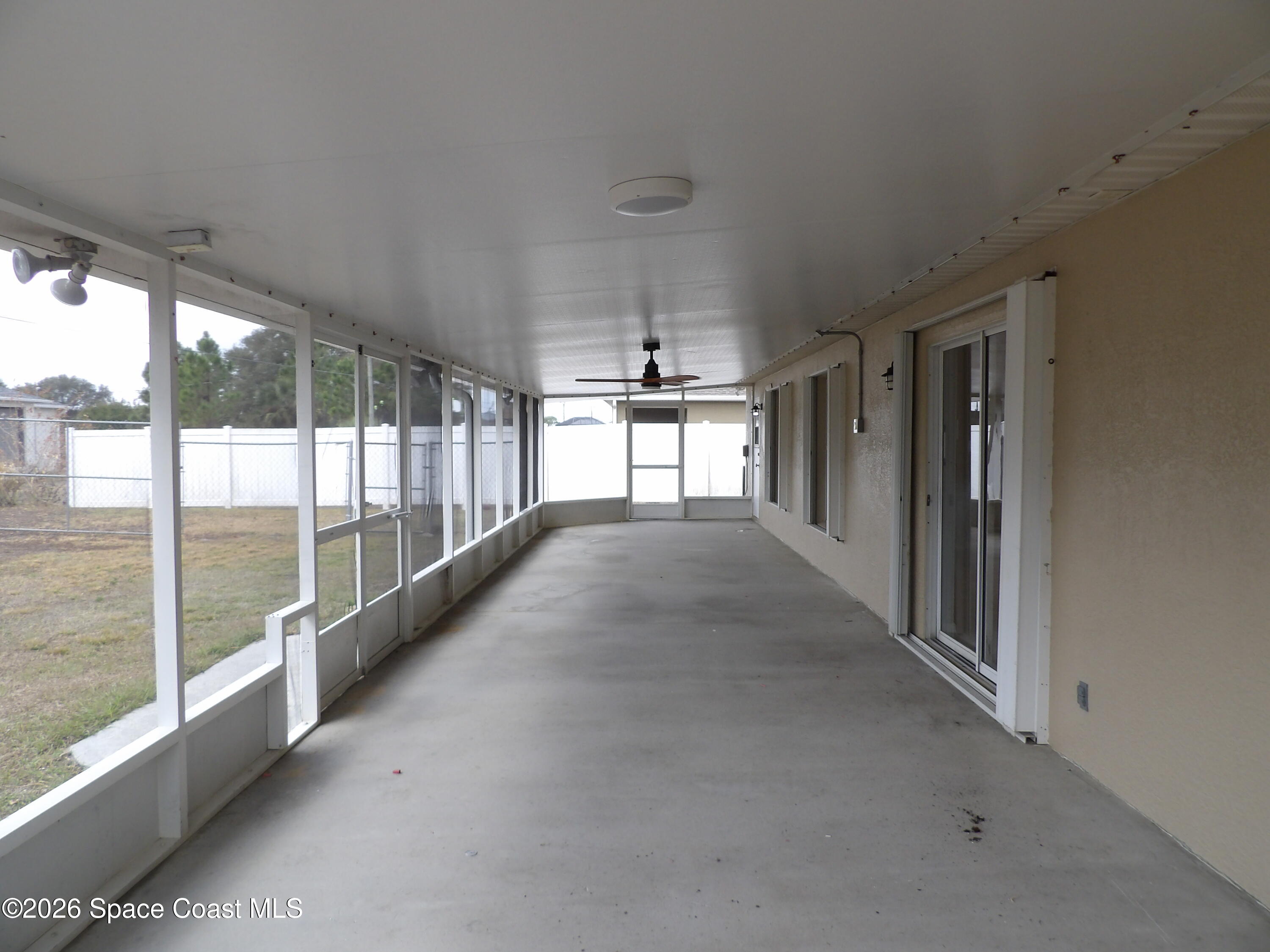 542 Octavius Road Southwest Palm Bay, FL 32908 - Photo 29 of 33 a view of a building from a ceiling room