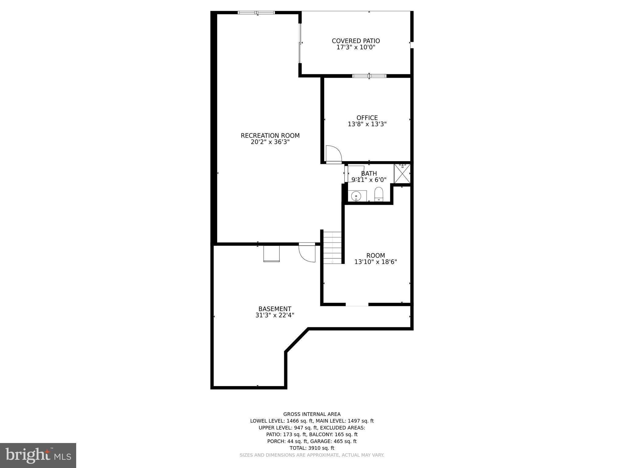 8216 Academy Road, Unit 24 Ellicott City, MD 21043 - Photo 47 of 47 Floor Plan