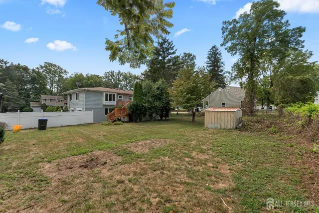 a house with trees in front of it