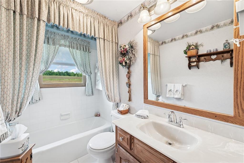 207 State Park Road New Alexandria, PA 15670 - Photo 15 of 38 a bathroom with a sink a toilet and a bathtub