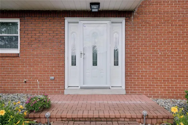 a view of a brick house