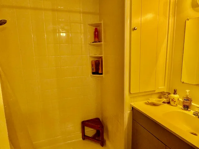 a view of swimming pool with outdoor seating