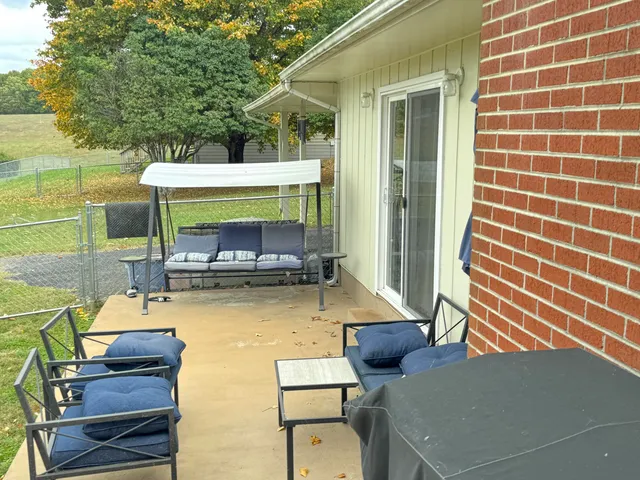 a view of a lake with a mountain