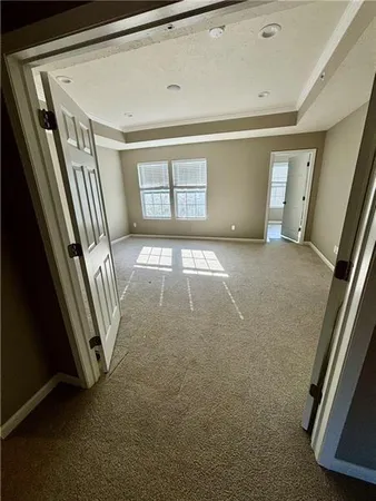 a view of an empty room