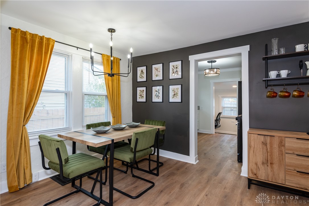 1915 Patterson Road Dayton, OH 45420 - Photo 11 of 48 This dining area features elegant flooring and abundant natural light, creating an inviting atmosphere.