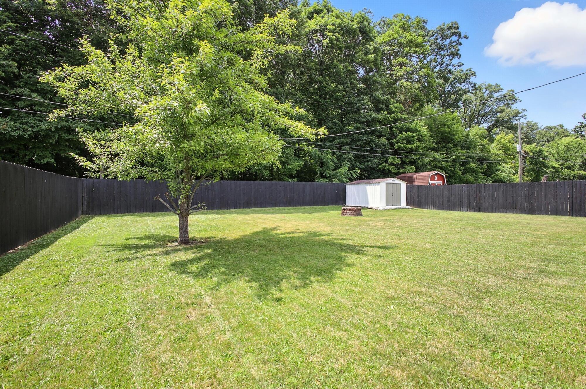 3139 Woonsocket Street Springfield, OH 45503 - Photo 30 of 35 Large Fenced Yard with Shed