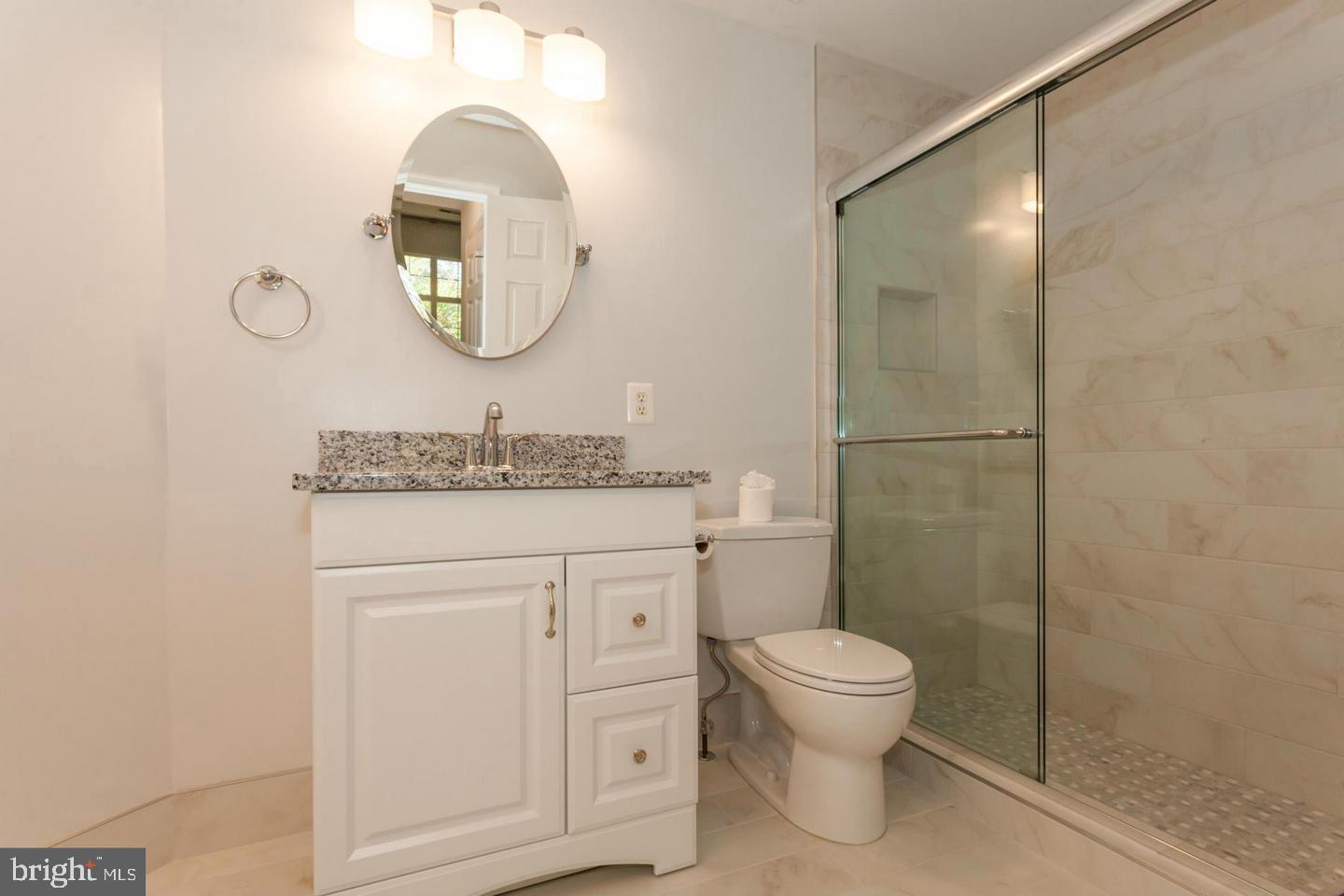 11401 Gate Hill Place, Unit 72 Reston, VA 20194 - Photo 19 of 30 Master Bath with Renovated Walk-In Shower