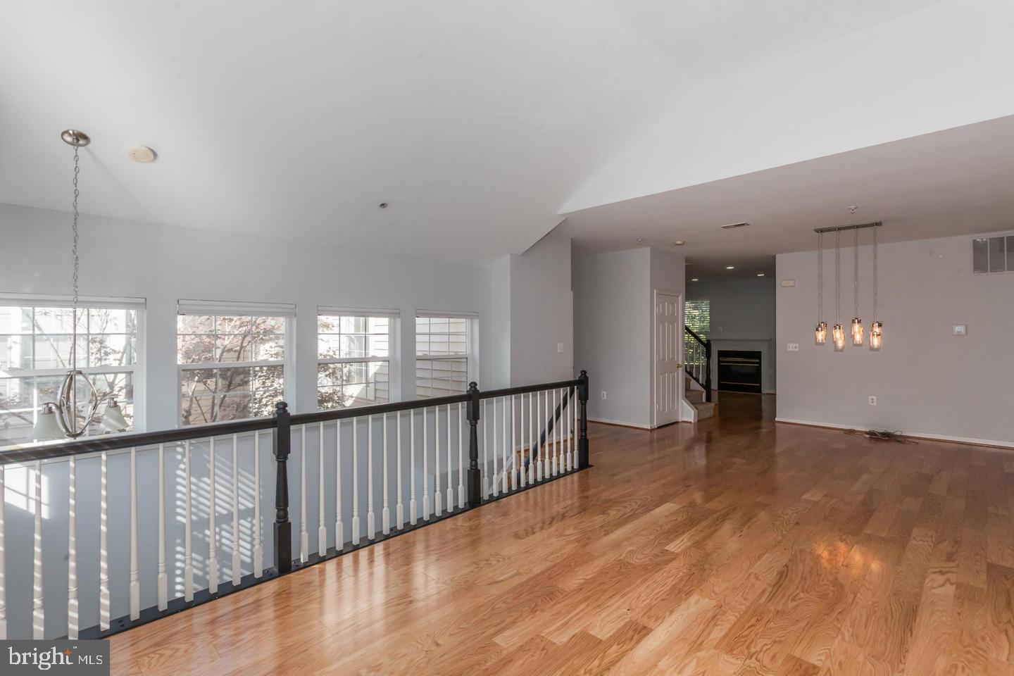 Open Space for Living Room with Wood Floors