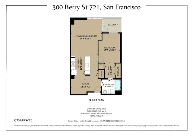 $750,000 | 300 Berry Street, Unit 721, San Francisco, CA 94158