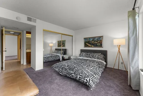 a view of a city with a lake