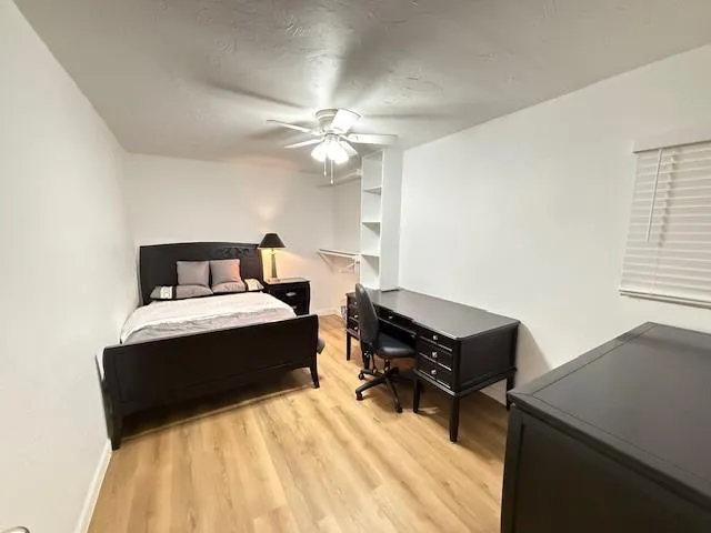 a view of wooden floor