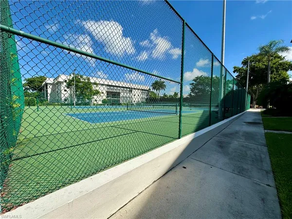 a view of a green filed