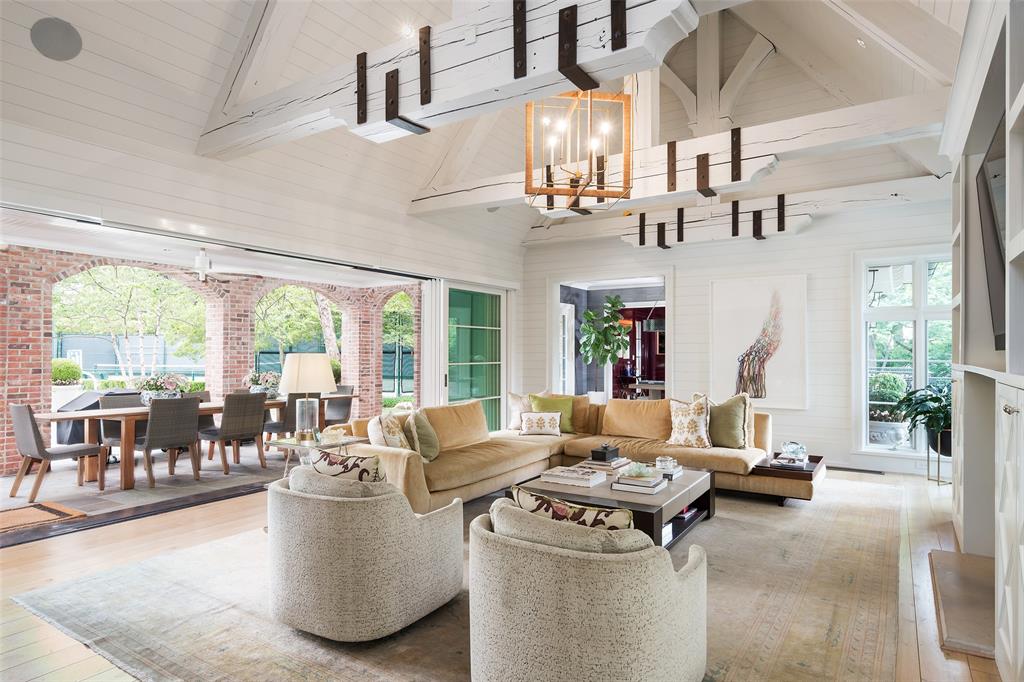 17 Robledo Drive Dallas, TX 75230 - Photo 13 of 40 a living room with furniture and a large window