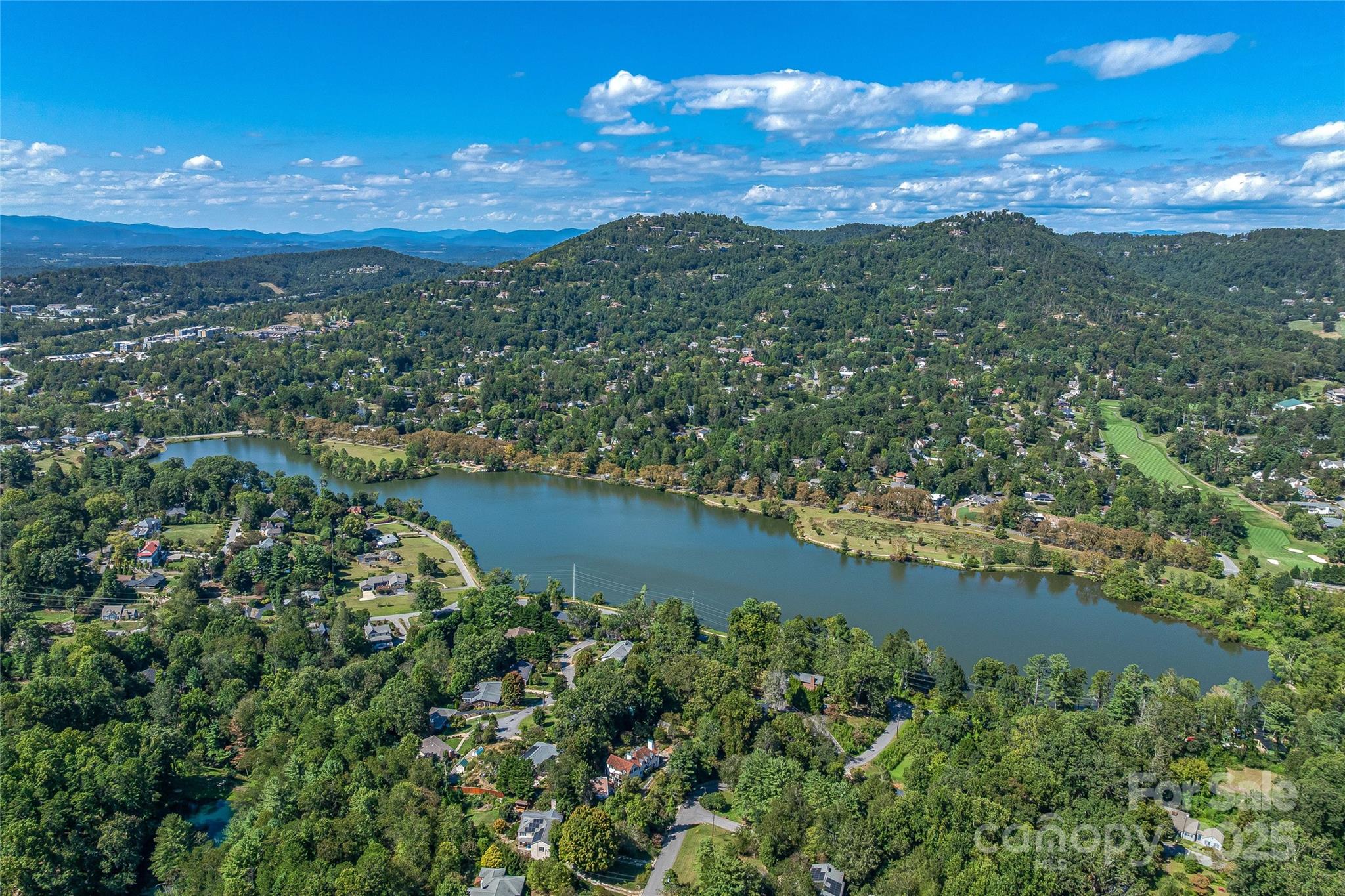 92 Senator Reynolds Road Asheville, NC 28804 - Photo 7 of 13 an aerial view of a houses with a yard