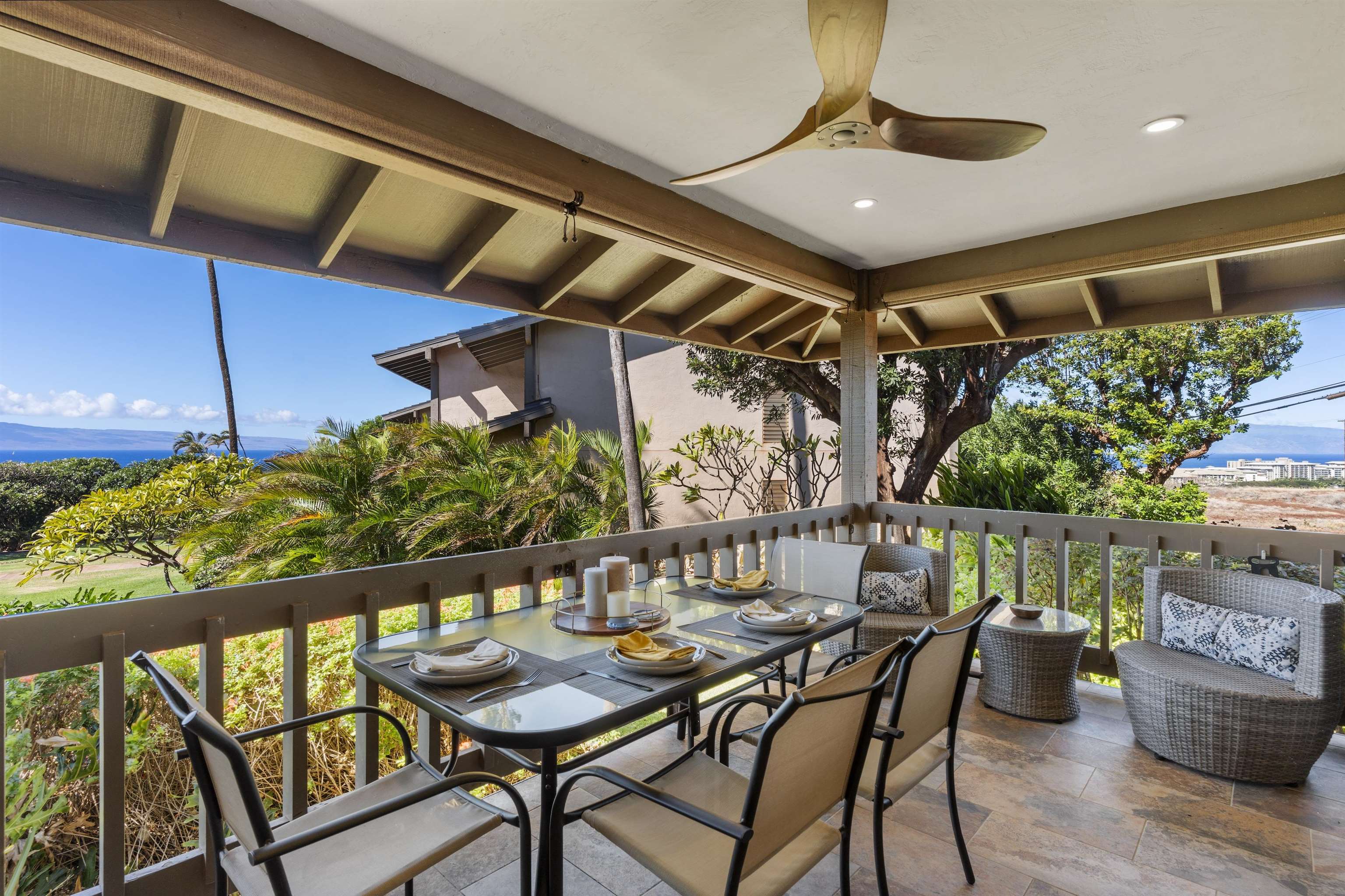 150 Puukolii Road, Unit 43 Lahaina, HI 96761 - Photo 17 of 31 a view of an outdoor space with furniture