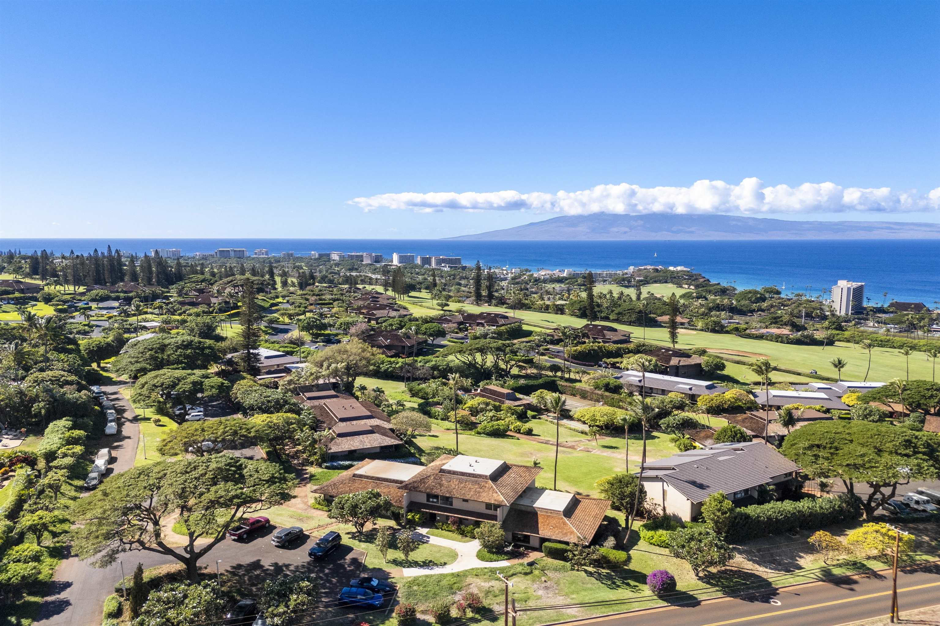 150 Puukolii Road, Unit 43 Lahaina, HI 96761 - Photo 28 of 31 an aerial view of a city with lots of residential buildings