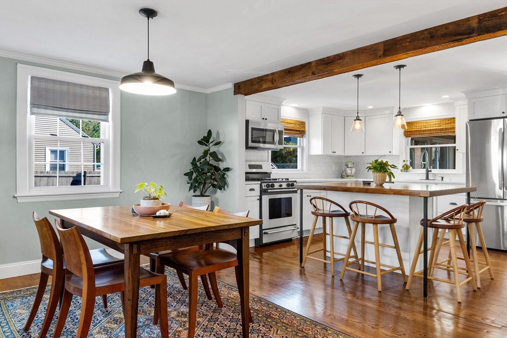 13 Parsons Drive Beverly, MA 01915 - Photo 2 of 31 a view of a dining room with furniture window and wooden floor