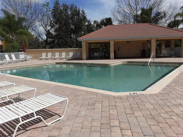 a view of a house with pool