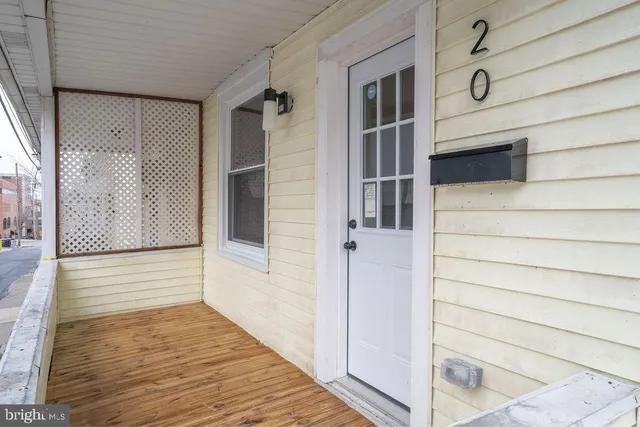 a view of front door