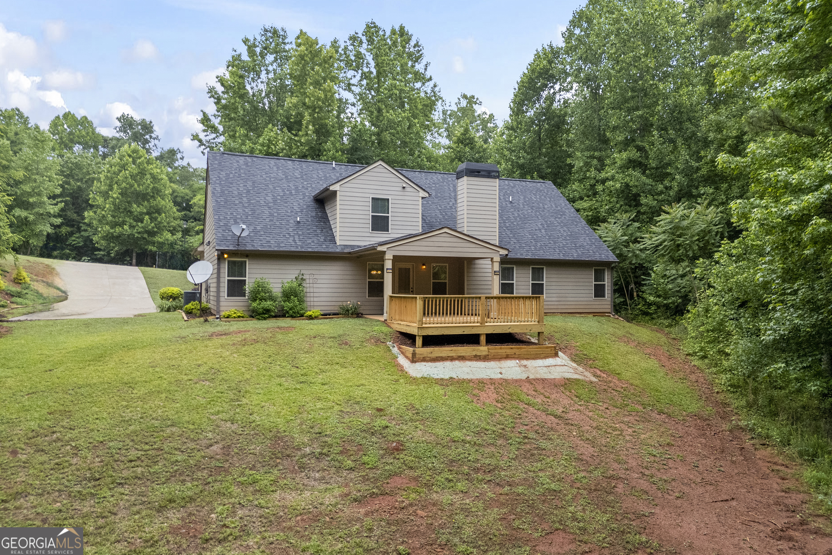 717 Oconee Lane Commerce, GA 30529 - Photo 52 of 57 a aerial view of a house with swimming pool and sitting area