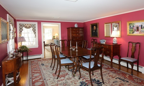 12 White Road Wayland, MA 01778 - Photo 10 of 21 a view of a dining room with furniture