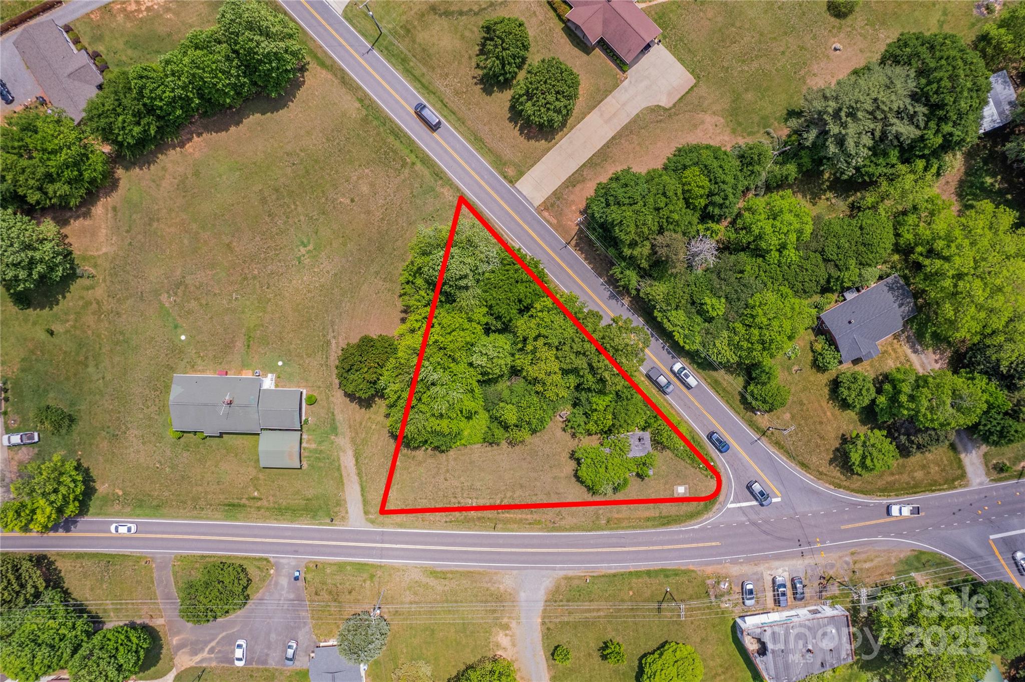 1558 Buffalo Shoals Road Catawba, NC 28609 - Photo 4 of 7 an aerial view of a residential houses with outdoor space
