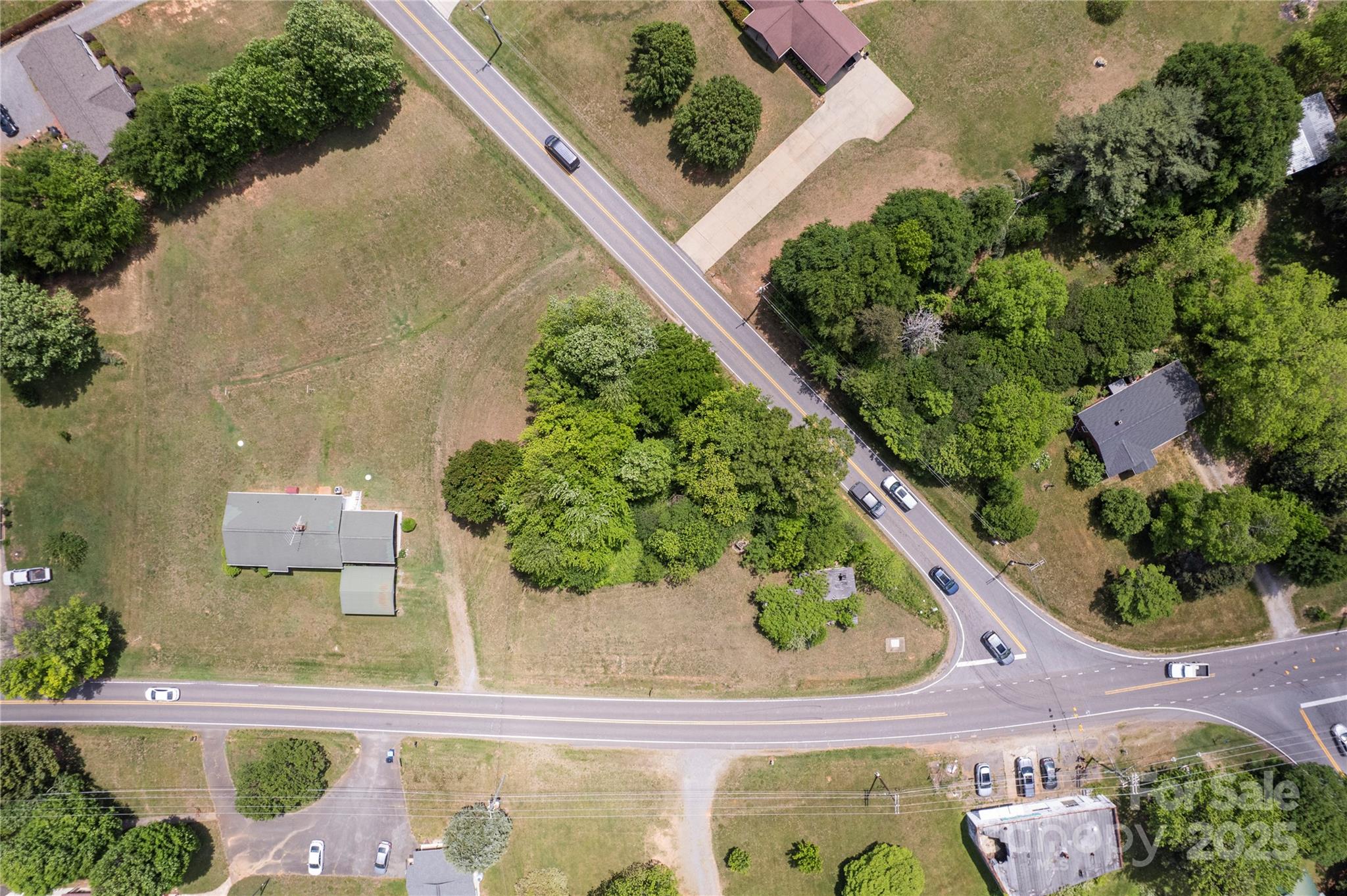 1558 Buffalo Shoals Road Catawba, NC 28609 - Photo 5 of 7 an aerial view of residential houses with outdoor space